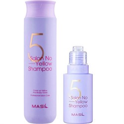 Masil Тонирующий шампунь для осветленных волос 5 Salon No Yellow Shampoo 300ml 10067 - фото 156