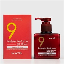 Masil Несмываемый протеиновый бальзам для волос 9 Protein Perfume Silk Balm Sweet Love 180ml 10082 - фото 173