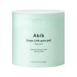 Abib Кислотные тонер-пэды для очищения пор Green LHA Pore Pad Clear Touch 60шт 10995 - фото 1853
