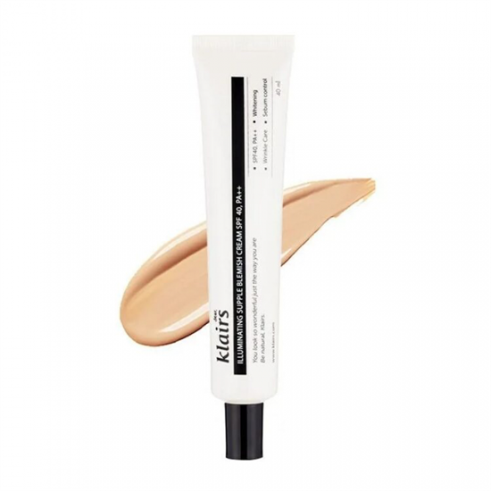 Dear, Klairs ВВ-крем для сияния кожи - illuminating supple blemish cream SPF40/PA++, 40 г 10011
