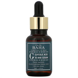 Cos De Baha Сыворотка c гликолевой кислотой для проблемной кожи Glycolic Acid 10 AHA Serum 30ml 10258 - фото 493