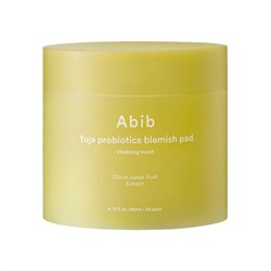 Abib Витаминные тонизирующие пэды с юдзу Yuja Probiotics Blemish Pad 60шт 10289 - фото 535