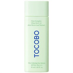 Tocobo Успокаивающая солнцезащитная сыворотка Cica Calming Sun Serum SPF50+ PA++++ 50ml 10437 - фото 866