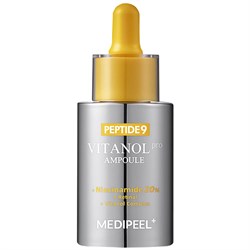 Medi-Peel Лифтинг-ампула с пептидами и 20% ниацинамида Peptide 9 Vitanol Ampoule PRO 30ml 10465 - фото 911