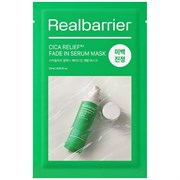 Real Barrier Успокаивающая экспресс-маска с комплексом CICA Cica Relief RX Fade In Serum Mask 10133