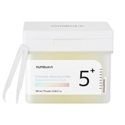 Осветляющие витаминные пэды с ниацинамидом numbuzin No.5 Vitamin-Niacinamide Concentrated Pad 10182